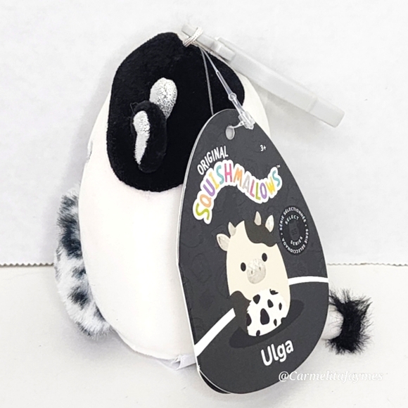 🖤 ULGA 🐮 Select Series Black & White Spotted Cow Original Squishmallow ☆ NWT ☆ - Picture 2 of 8